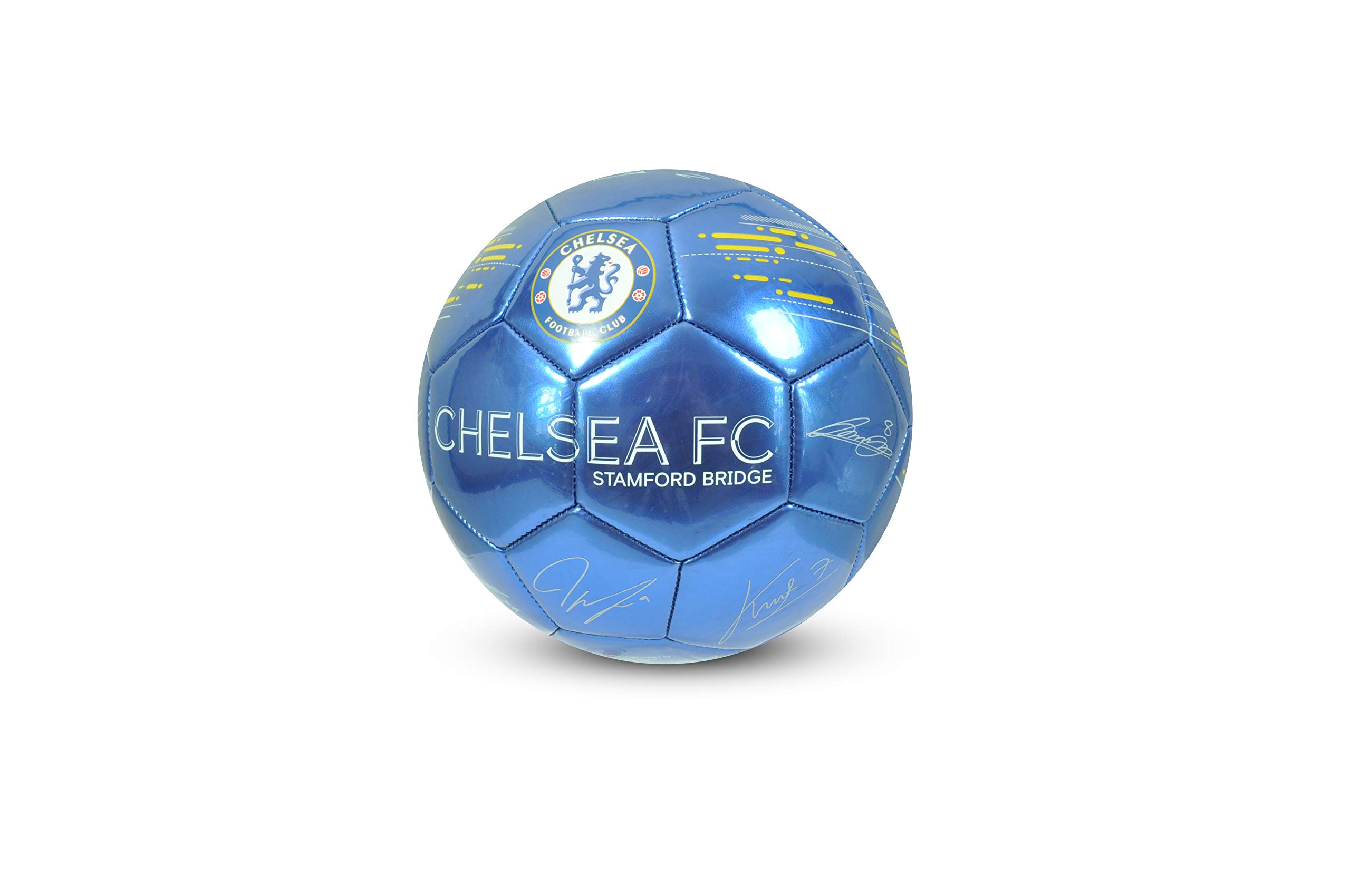 Ballon De Foot Officiel Chelsea FC - Tailles 3/4/5 - PVC Résistant - Cadeau Fan Football