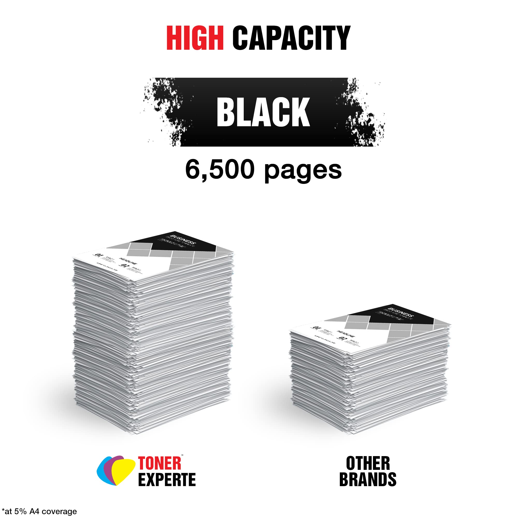 TONER EXPERTE Compatibile 410A 410X Nero Cartucce di Toner Sostituzione per CF410A CF410X per Color LaserJet Pro M452dn M452nw MFP M377dw M477fdn M477fdw M477fnw Stampanti 2-Pack