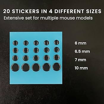 Wallhack (SkyPAD) X X-Raypad Obsidian PRO UHMW-PE Universal Dot Mouse Skates Xraypad UHMW-PE Universal Dot DIY Mice Glide Feet