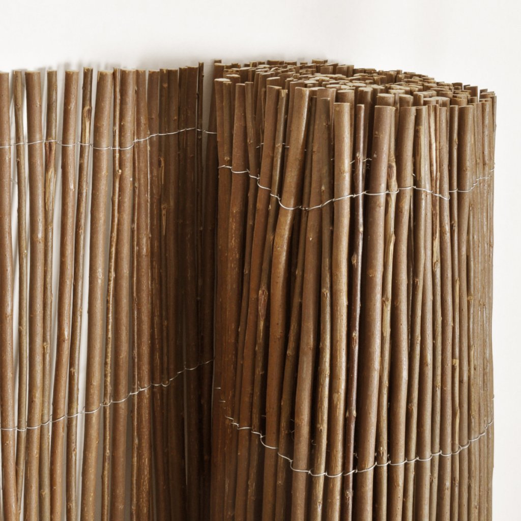 vidaXL Valla cañizo de sauce 500x100 cm