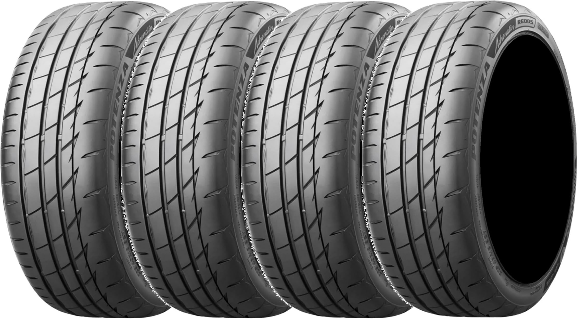 Amazon.co.jp: Bridgestone POTENZA RE005 195/50R16 88W XL Set of 4 