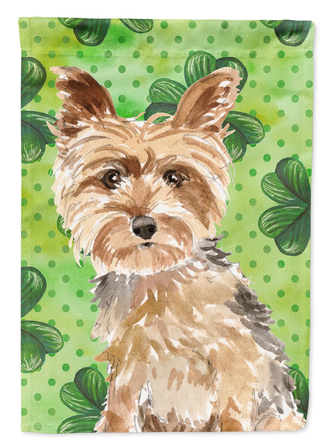 Drapeau Shamrocks Yorkie CK1780GF pour jardin décoratif