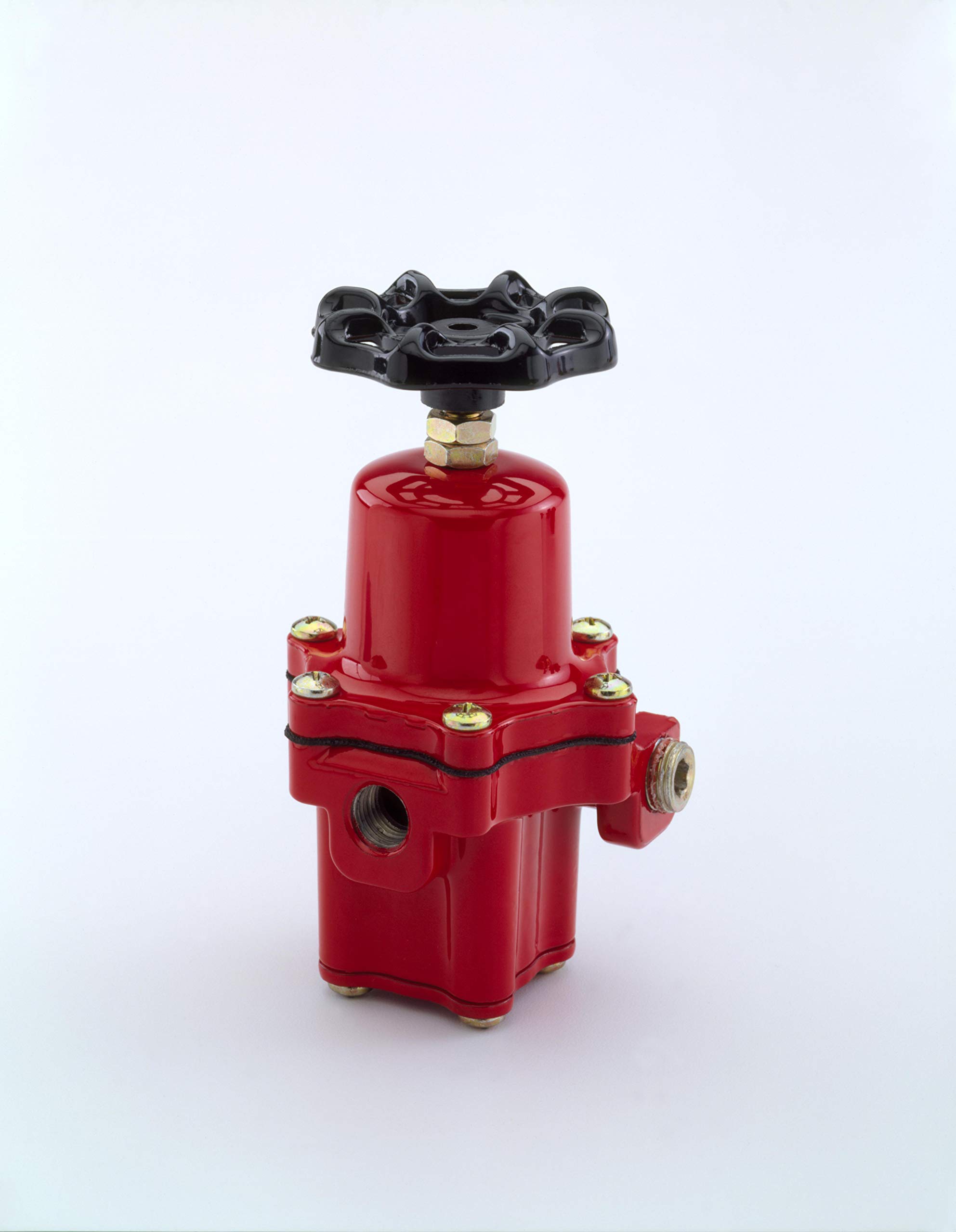 67CW-684 High-Pressure Regulator – UL Listed, 1/4 FNPT Connections, 3-35 PSI Outlet, Wrench Adjustable