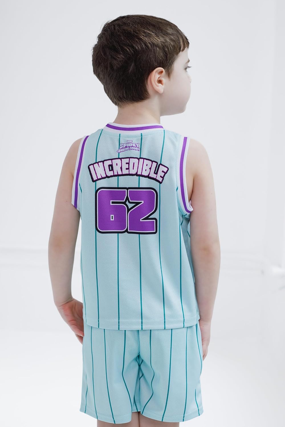 Marvel Boys' Athletic Mesh Tank Top and Shorts Set Toddler to Big Kid