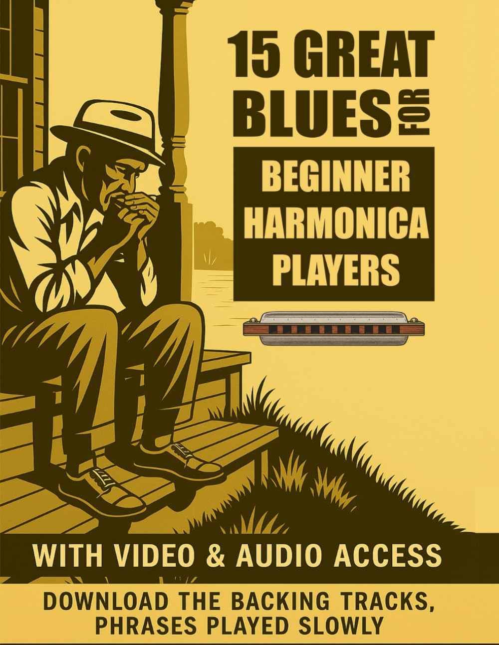 15 great blues for beginner harmonica players: Play legendary blues on the harmonica right now — no advanced techniques required.