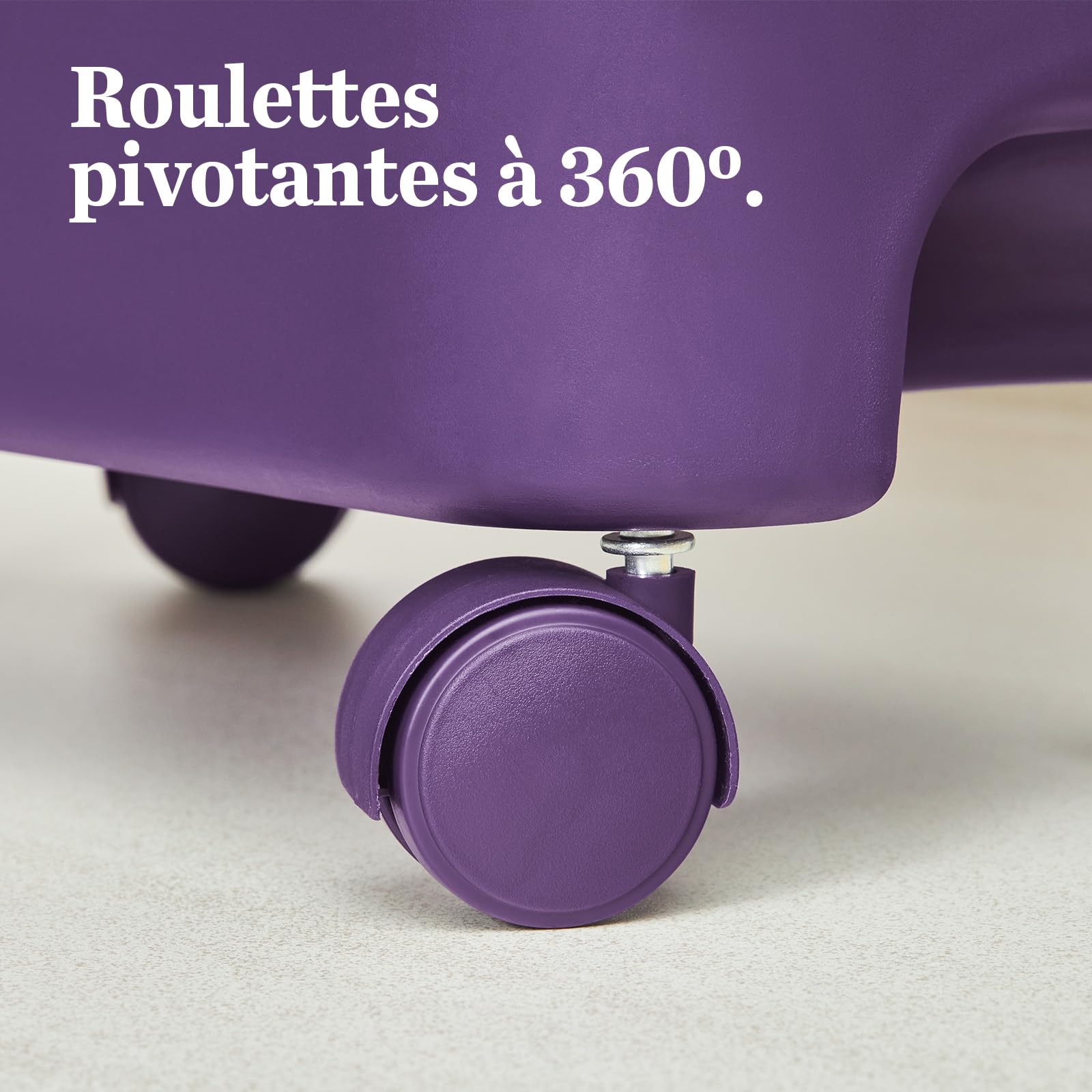 Mery | Ensemble Seau+vadrouille+bâton | Poubelle à roulettes Automatique Violet et Citron Vert, 14 L | Vadrouille absorbante en Microfibre | Perche télescopique en Acier plastifié