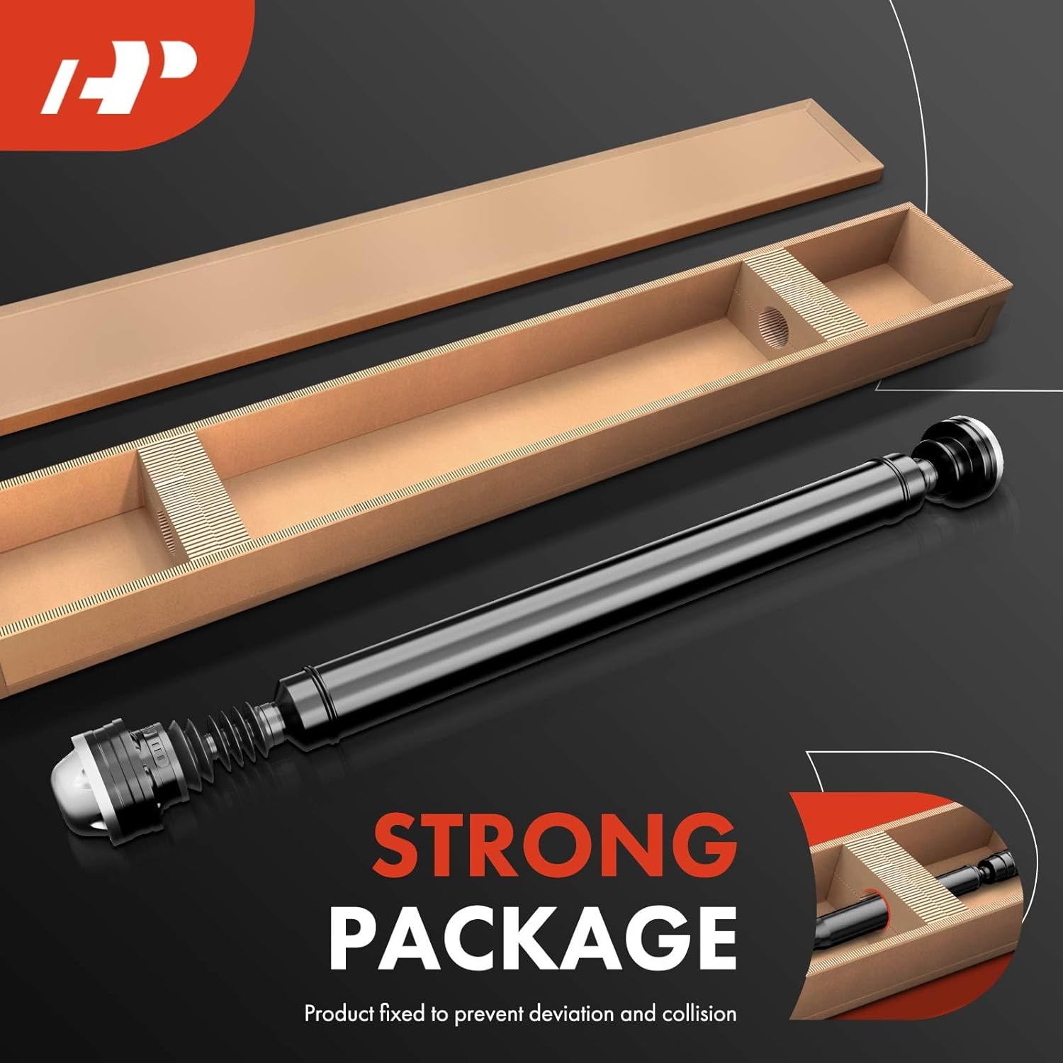 A-Premium Rear Drive Shaft Driveshaft Assembly Compatible with Jeep Wrangler 2012-2016 V6 3.6L, 4WD, Prop Shaft