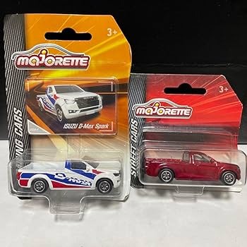 マジョレットミニカーのセット Amazon.co.jp: マジョレット いすゞ D-MAX 赤 SPARK セット DMAX