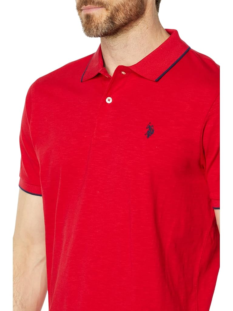 U.S. POLO ASSN. Short Sleeve Slub Jersey Polo