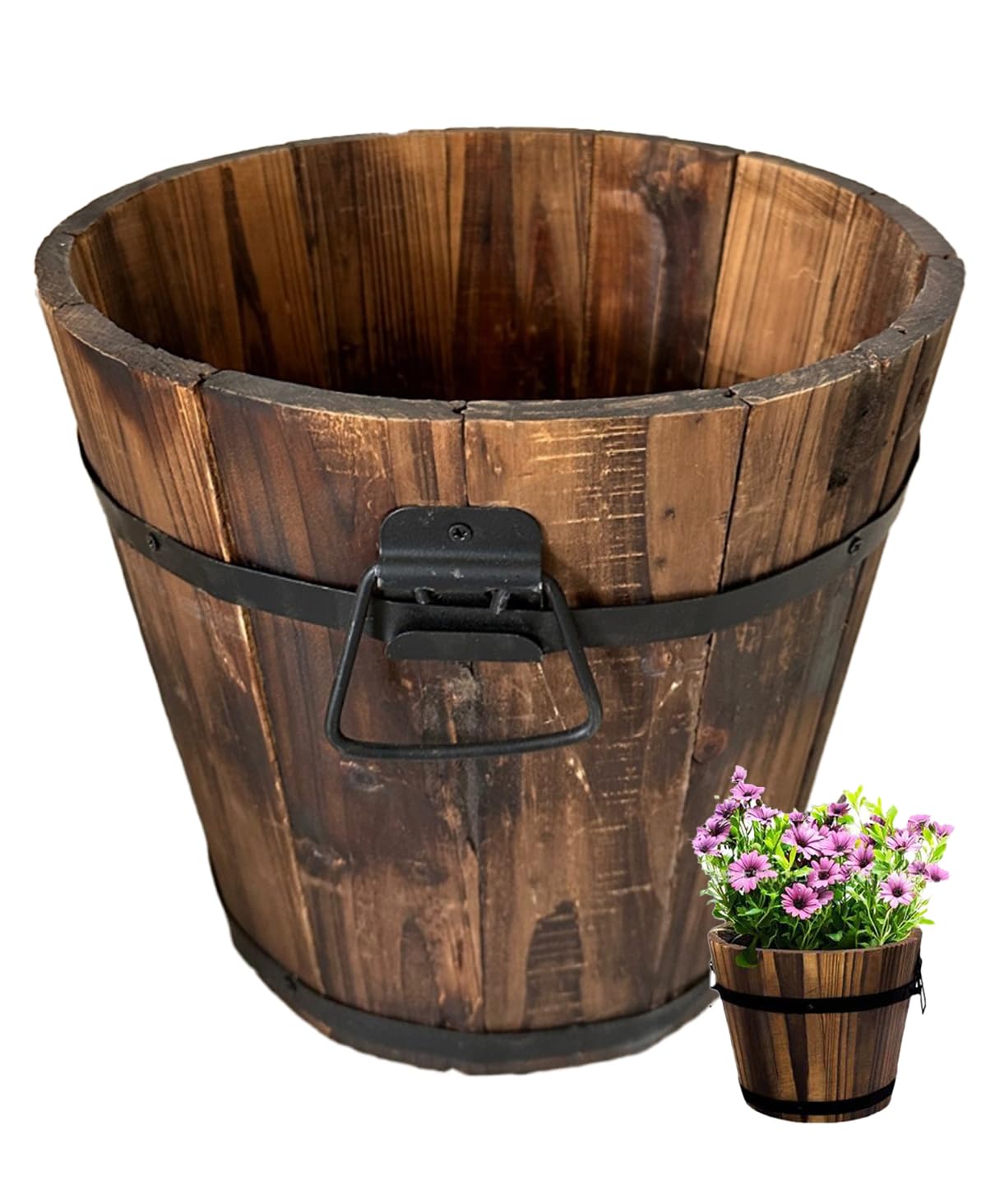 Welcome Wood 大型植木鉢 15号ウッドプランター EHD15-GG 容