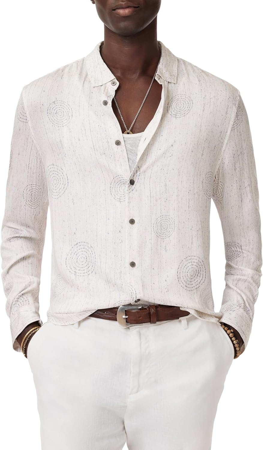 John Varvatos Mens Luca Shirt - Image 6