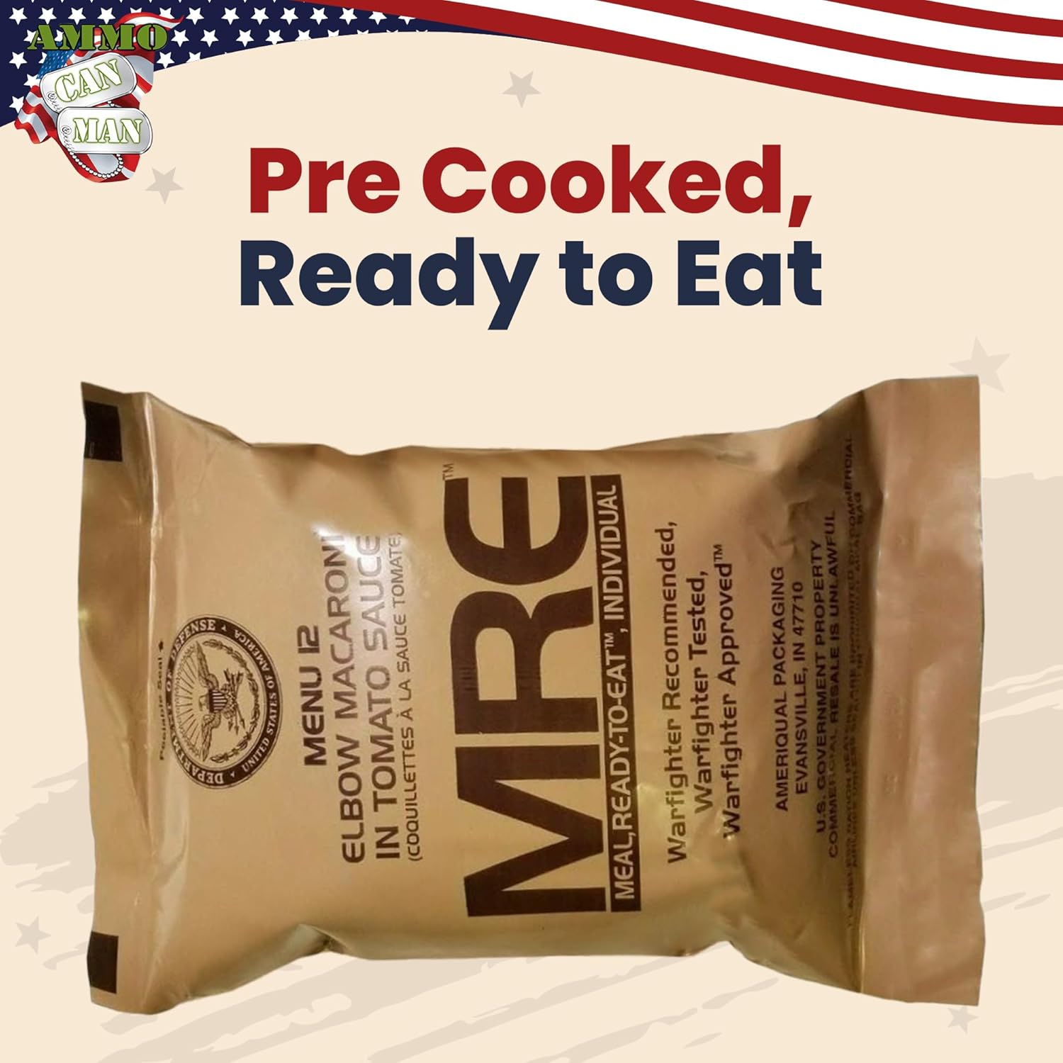 Ration De Combat EPA Armée Française – 24h – Menu 9 – Date 2028 – NEUF