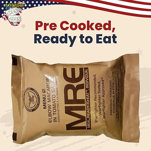 Miniatura 3 de Ammo Can Man Militares  Inspección MRE 2024  Elige un menú  Comidas nutricionales completas para soldados  Larga vida útil  Comidas listas para
