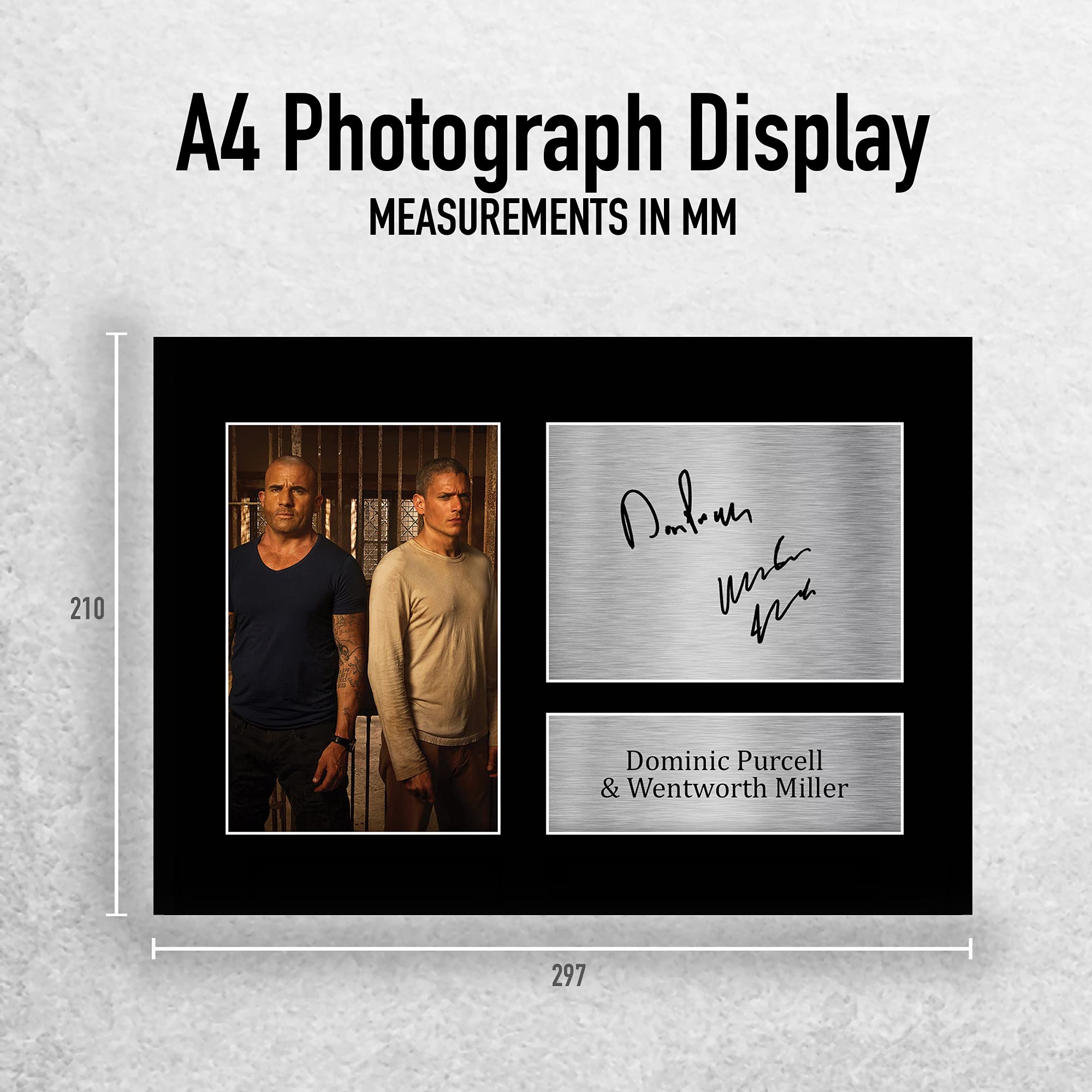 Amazon.co.jp: HWC Trading A4 Dominic Purcell & Wentworth Miller