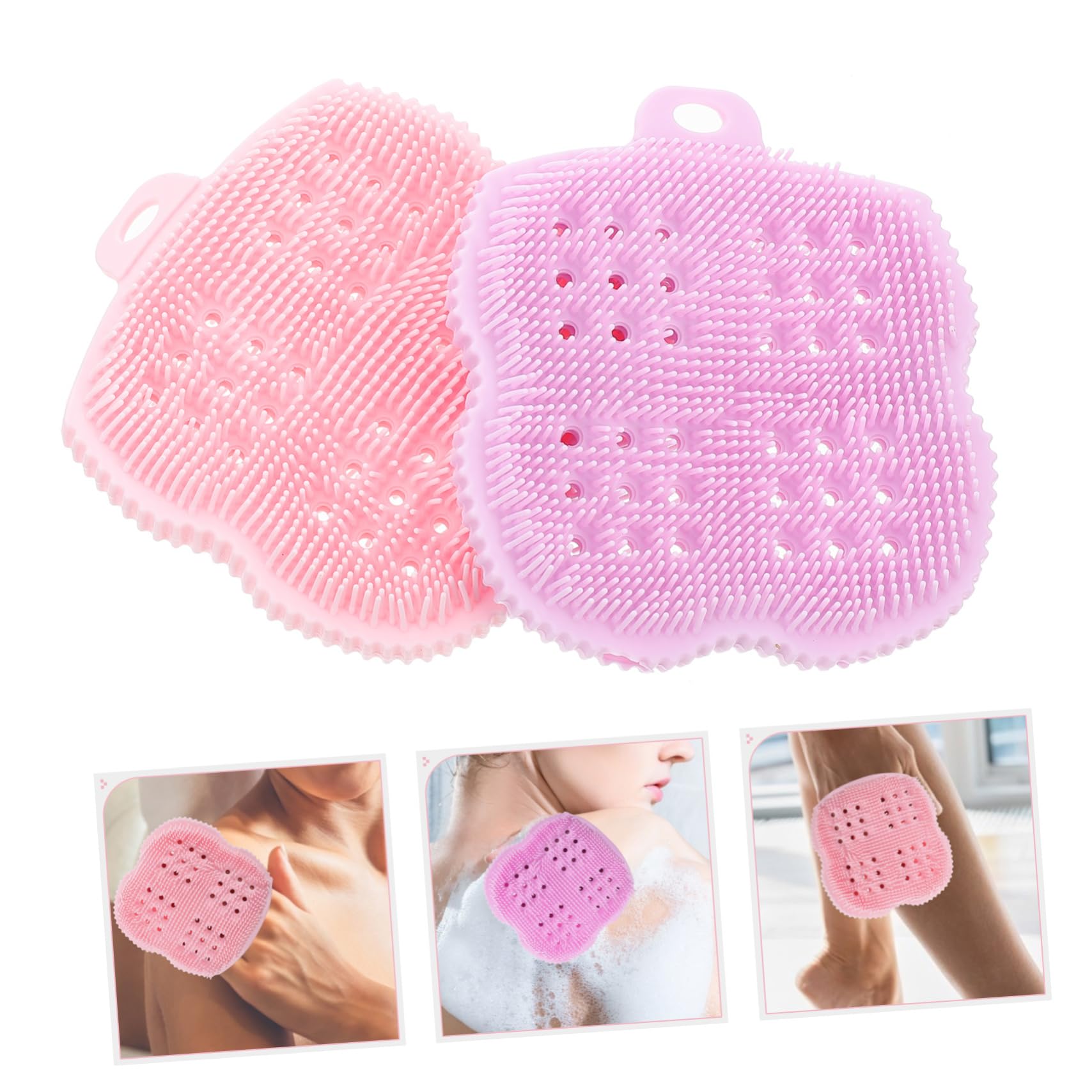 8 Pz Spazzola in Silicone Guanto Esfoliante Esfoliante Spazzola Da Bagno Scrub Da Uomo Accessori Pennello Luffa Scrubber Bambino Pennello Per Il Viso Gel Di Silice