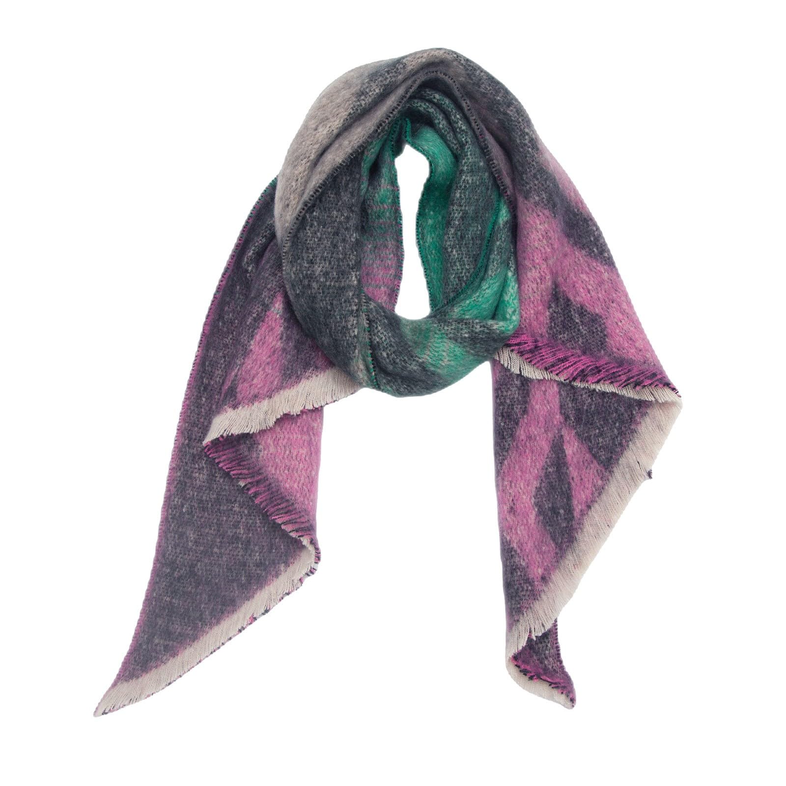 GenericScarf for Women Uk Small Palestine Scarf Yellow Large Silk Scarf for Hair Ladies' Jacquard Polka Dot Thickened Scarf Loop Yarn Thick Tassel Christmas Scarf Scarf Gifts for Women Sale Clearance