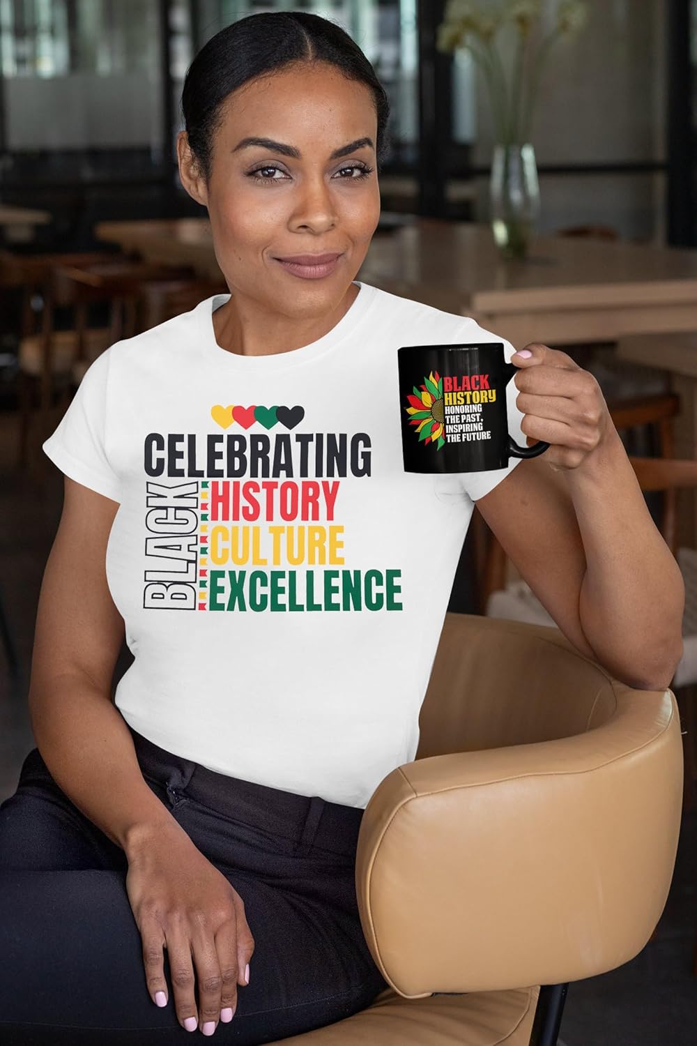 Black History Month Shirts Women: Afro American Pride T Shirt Celebrating Black Culture Excellence Tee Short Sleeve Top - Image 4