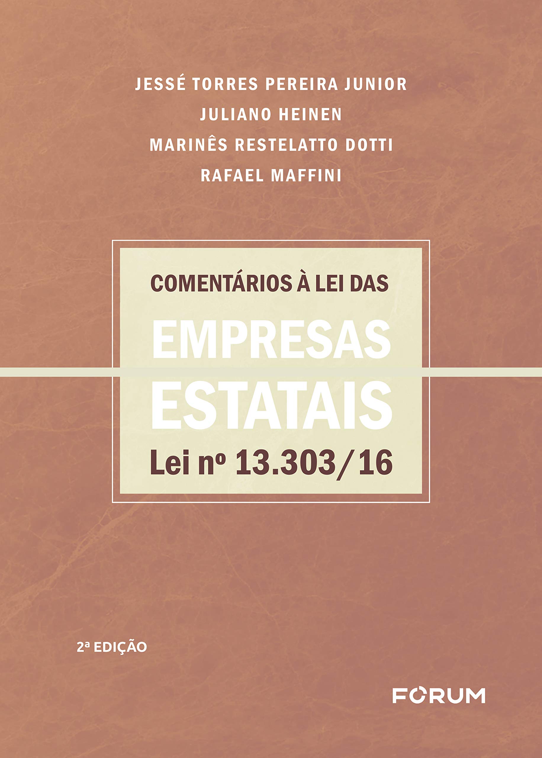 Capa de Comentários à lei das empresas estatais lei nº 13.303/16