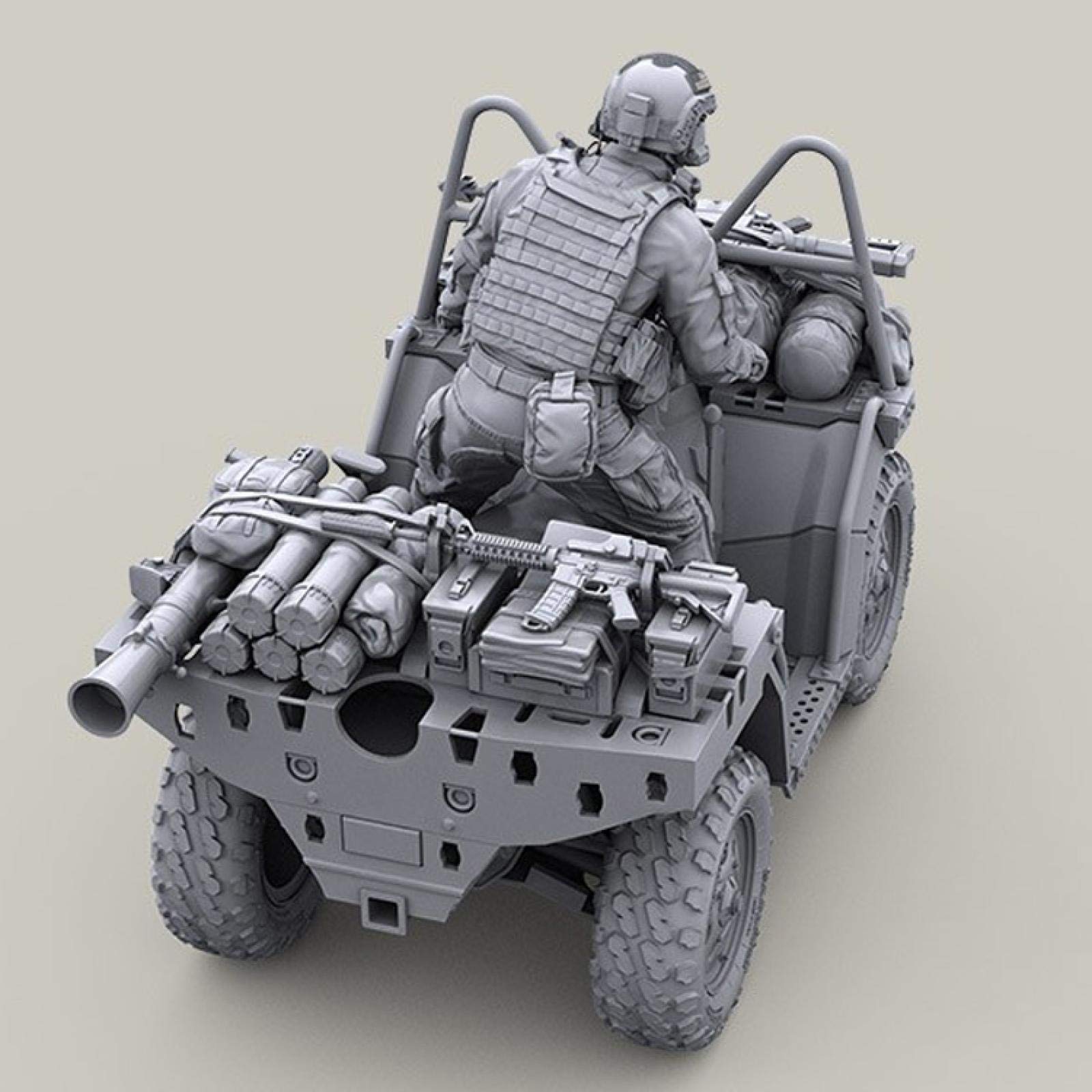 Goodmoel 1/35 Kit de soldat modèle en résine de Commando des forces spéciales américaines afghanes/Kit Miniature non assemblé et non peint/Ja-9084 Goodmoel 1/35 Kit de soldat modèle en résine de Commando des forces spéciales américaines afghanes/Kit Miniature non assemblé et non peint/Ja-9084