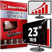 Vista 10 de Filtro de pantalla de privacidad de computadora de 22 pulgadas 16:10 para monitor, protector de privacidad y protector antirreflejos