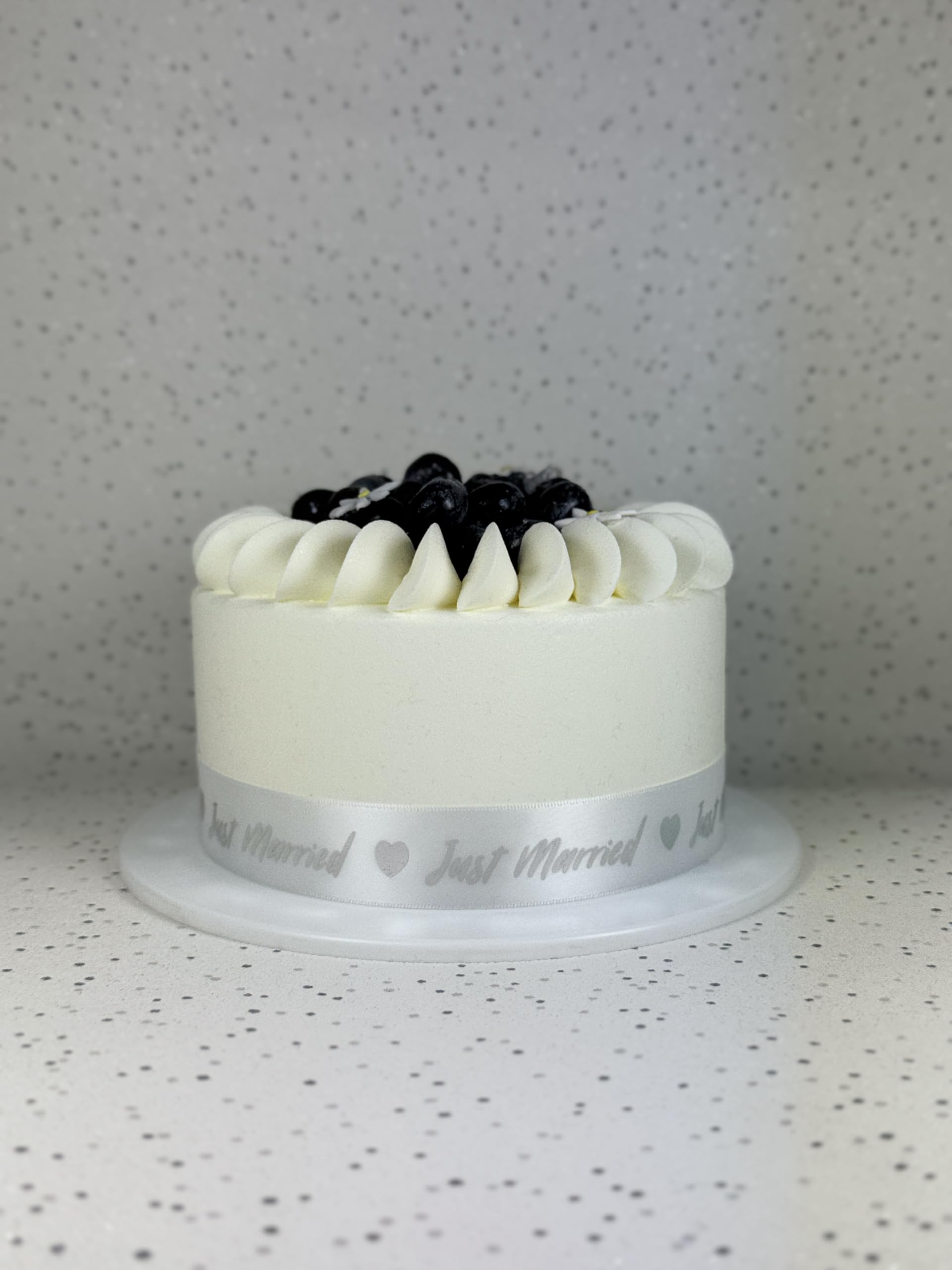 Milisten Hochzeitsband „Mr & Mrs Just Married“ – Zartes Baumwollband Für Geschenke, Blumen, Kuchen & Basteln