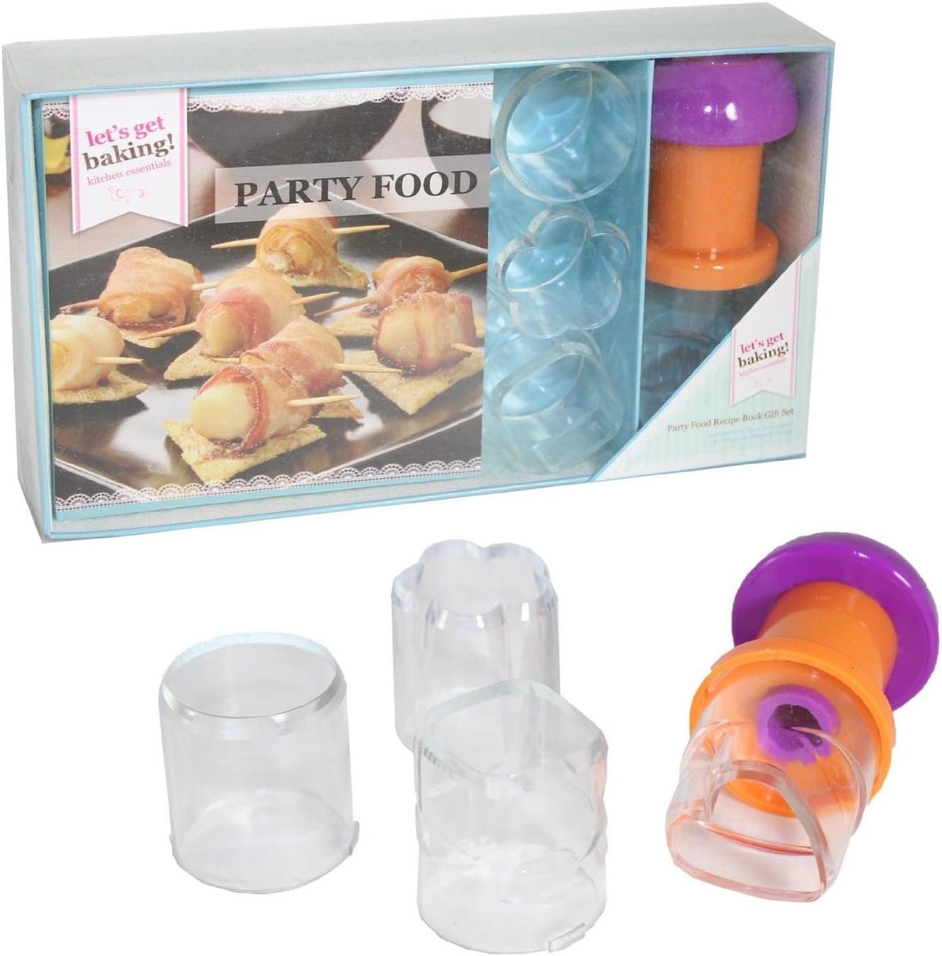Lets Get Baking 839014 Party Foods Gift Set | 1 Pc Accessory, Muticolor