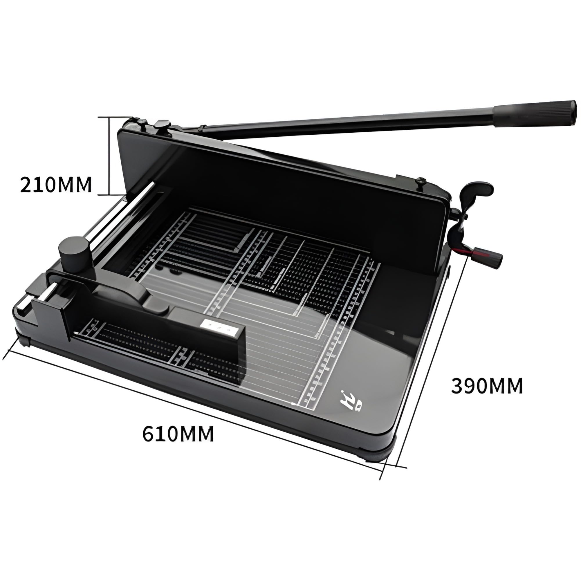 Taglierina a ghigliottina in metallo resistente, tagliacarte manuale da tavolo A4, con blocco di sicurezza e pressa per carta, per ufficio, scuola, scrapbooking
