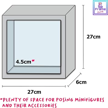 Minifigure Display for LEGO Shrek Series 71053 - White Frame