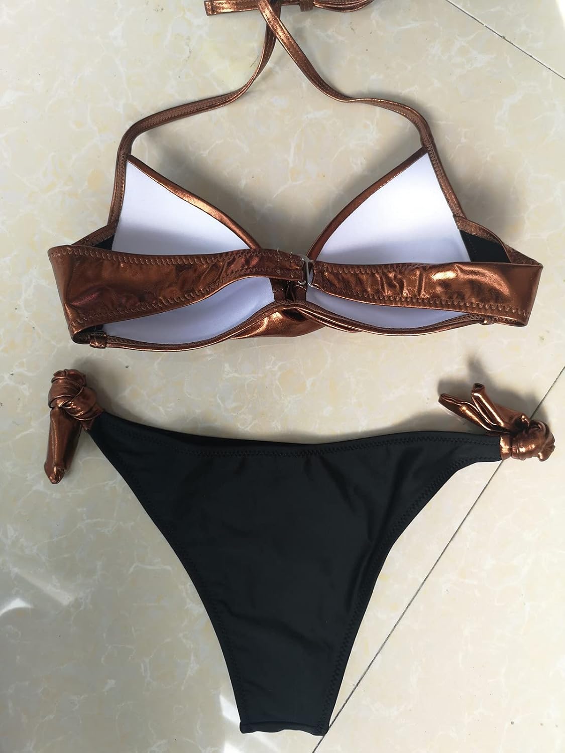 brown gucci bathing suit