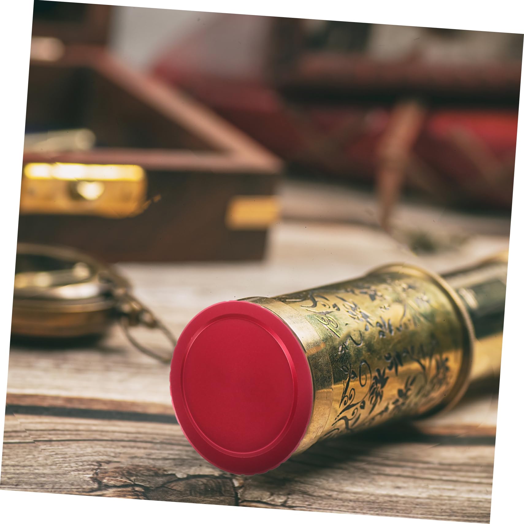 GAROZATION Telescope Accessories Dust Caps Metal Threaded Dust Cover Metal Dust Cover Teleconverter Eyepiece Dust Cover Astronomical Telescope Parts Teleconverter Parts Red Aluminum Alloy