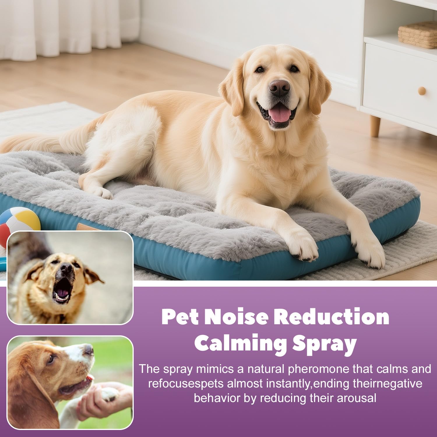 JoanofArc Calming Spray, Cat & Dog Calming Pheromone Spray 50ml with Diffuser Kit, Support Calmness, Stress Reduction, Stops Scratching & Barking for Home Travel, Safe for Pets - image 3