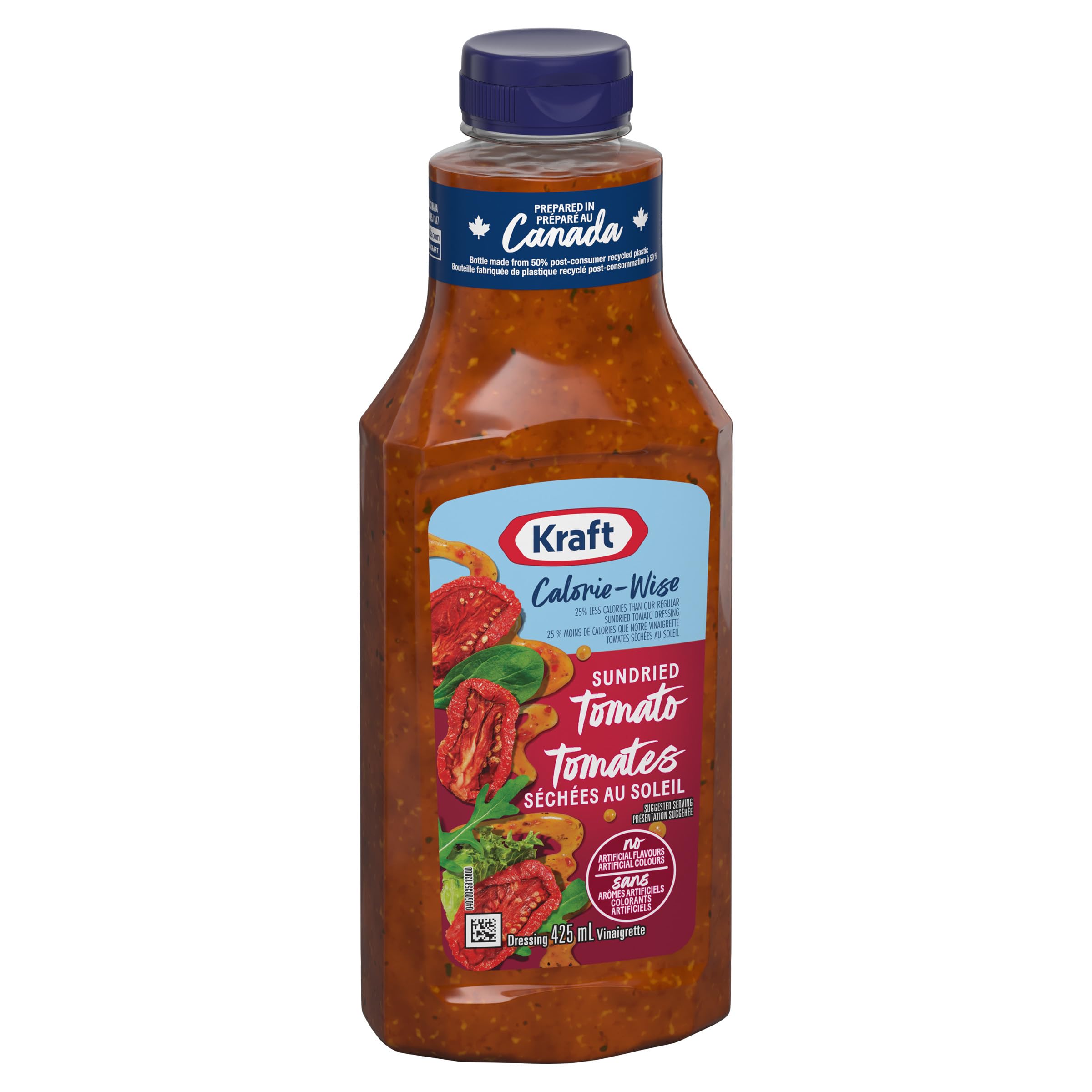 kraft roasted red pepper italian dressing Kraft Sun-Dried Tomato & Oregano Calorie-Wise Dressing 425ml