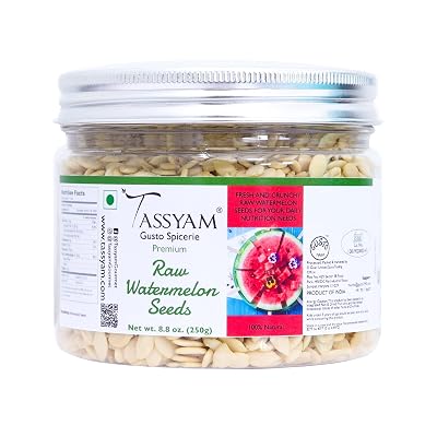 Tassyam Raw Watermelon Seeds 250g Jar