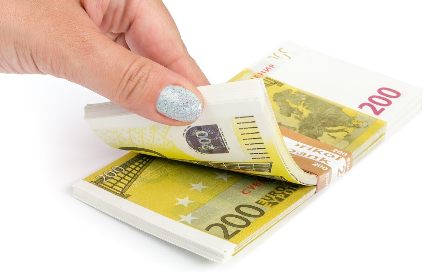 Prop Money 200 Euro Bills Realistic Play Money One Stack 100 Pcs for Movie Props - Image 5