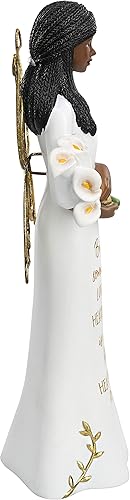 Miniatura 2 de Pavilion - Because Someone We Love is in Heaven - Figura coleccionable de ángel de ébano de 7.5 pulgadas