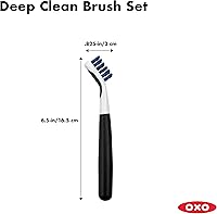 Vista 5 de OXO, Blue Good Grips - Juego de cepillos de limpieza profunda