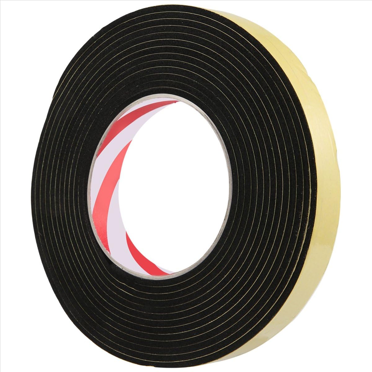 Sankaka 5m Black Single Sided Self Adhesive Foam Tape Closed Cell 20mm Wide x 3mm Thick