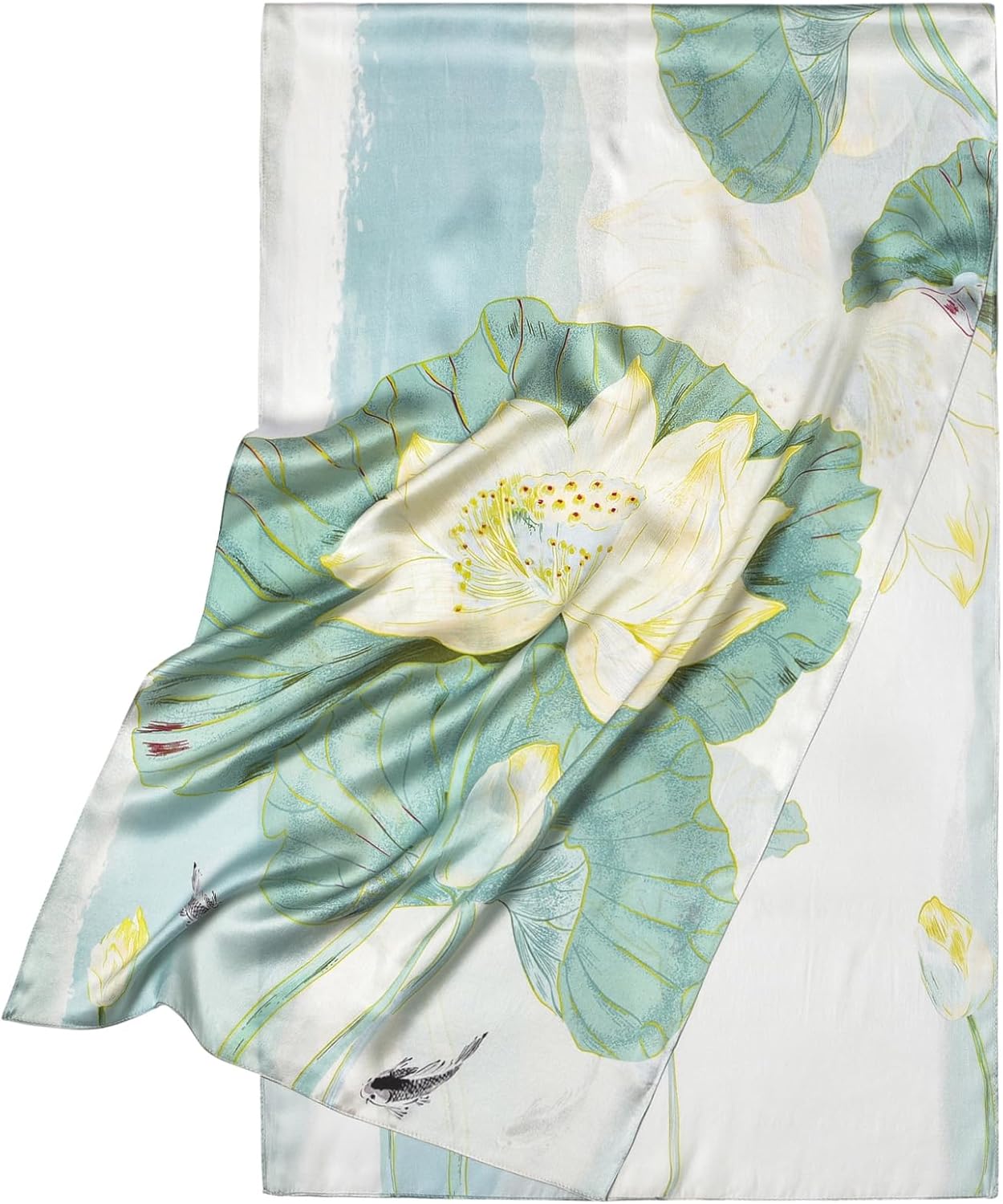 100% Mulberry Silk Scarf for Women - Large Shawl, Head Wrap, Neck & Hair Accessory - Gift Packed