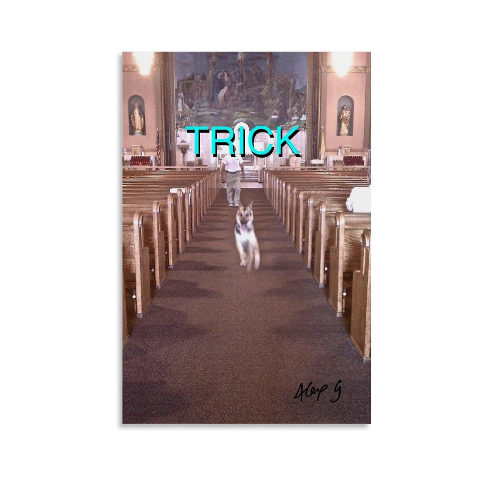 XSERWFE Alex G Trick Music Album Cover Art Personality Canvas Poster 12x18inch(30x45cm) Unframe-style ; Wall Art Decor Living Room Bedroom Decoration Posters