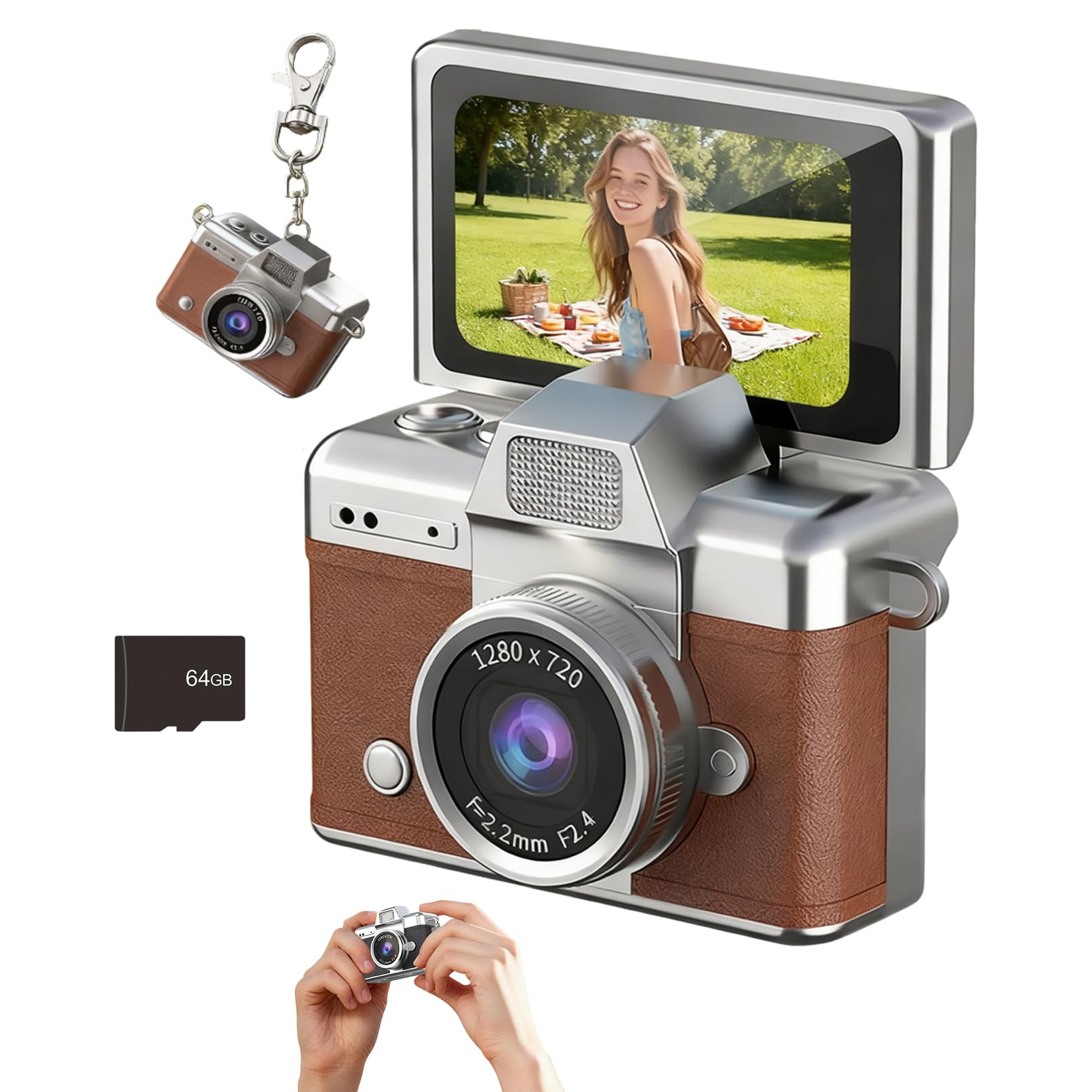 小物 Digital Camera Keychain Amazon.com: Mini Digital Camera Keychain with 1.47 in LCD Screen
