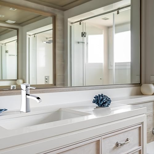 Miniatura 2 de Ancona AN0421-0008 Alessia Grifo de baño de una sola palanca de 1 agujero en cromo