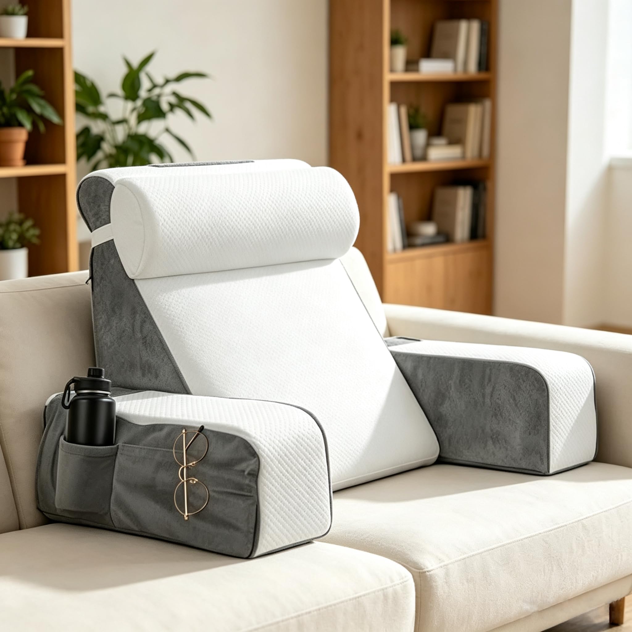 coussin de lecture grand format avec – Image 1