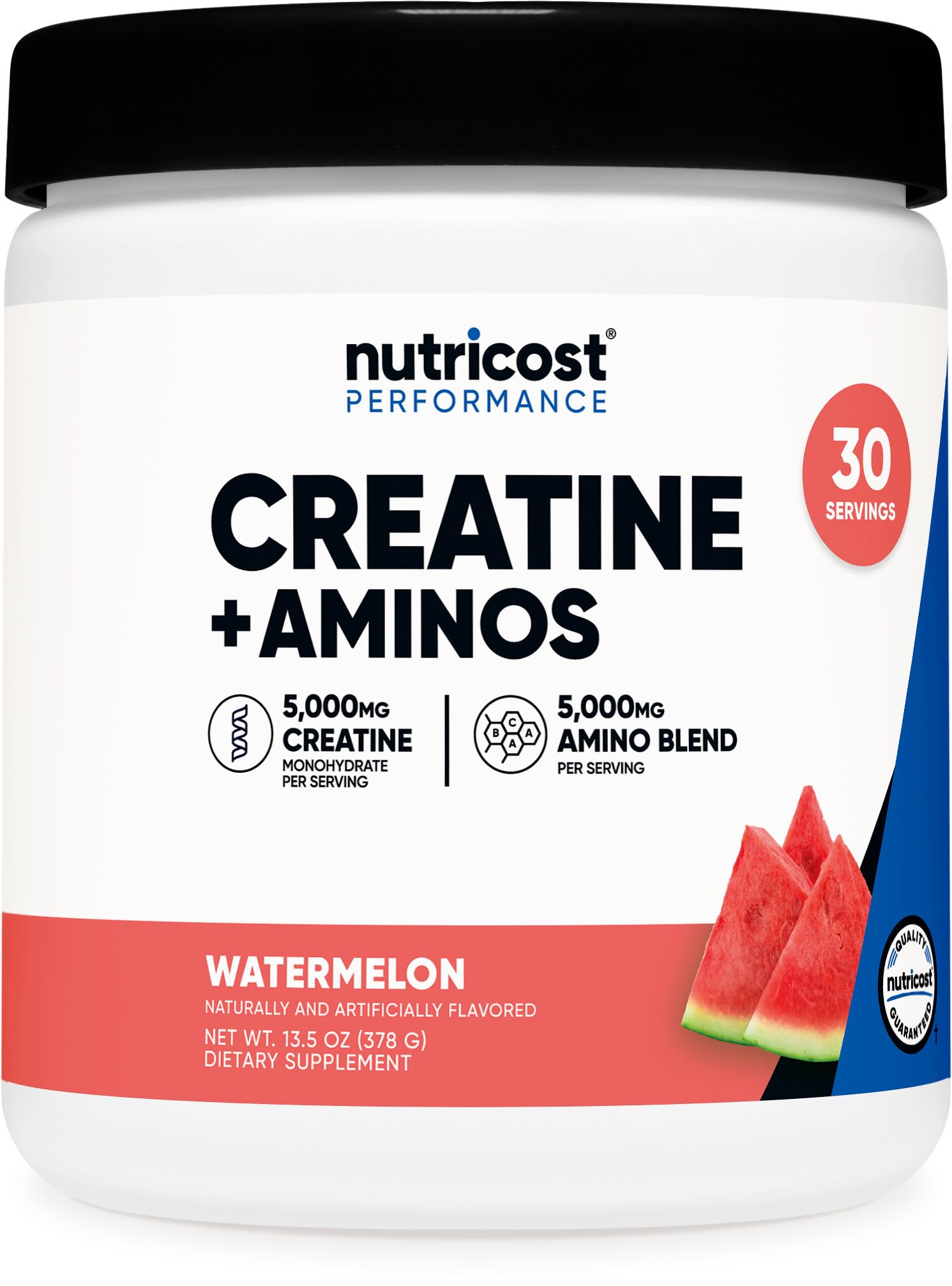 Nutricost Creatine + Aminos (Watermelon Flavored) 30 Servings, Gluten-Free