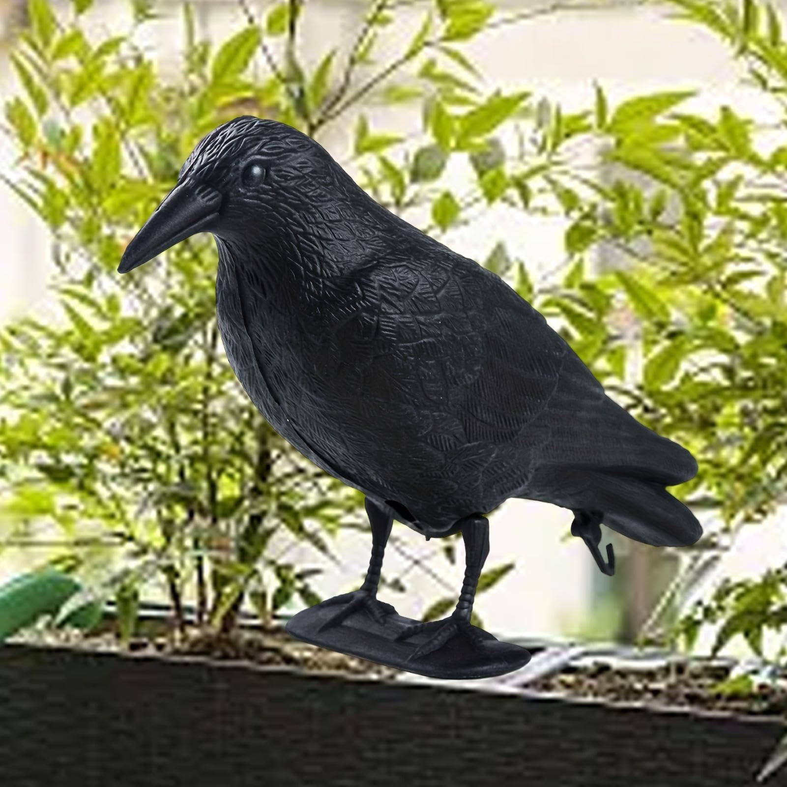 Amazon.co.jp: 鳥よけ 鳩よけ 鳥対策 模擬カラス 鳥おもちゃ カラス