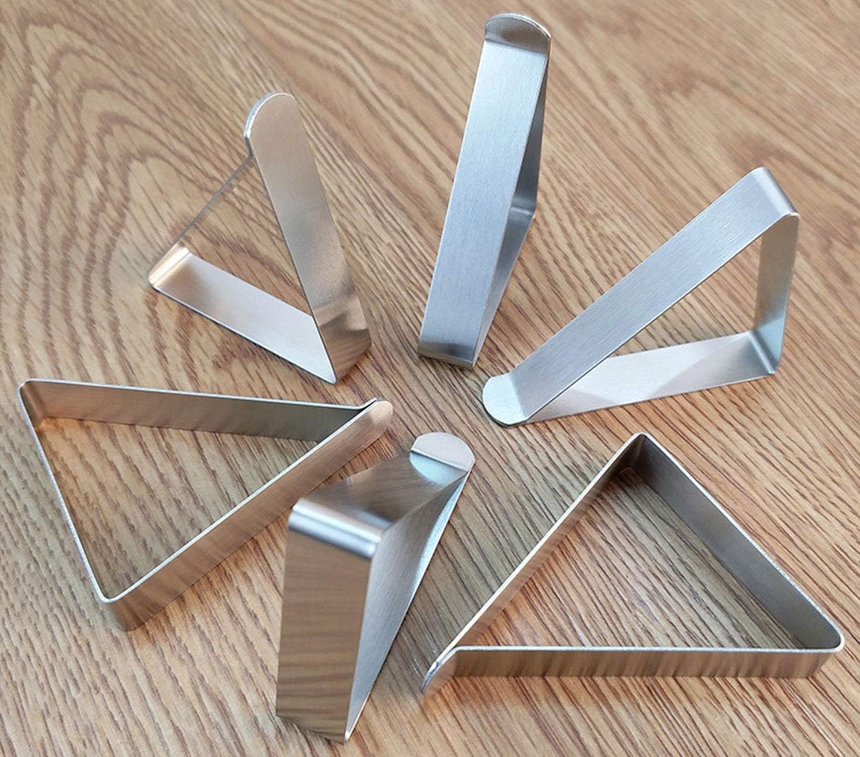 Free Shipping Offer Alele Tablecloth Clips - 24 Packs Tablecloth Clamps Flexible Stainless Steel Picnic Table Clothes Holders (24pack Tablecloth Clips)