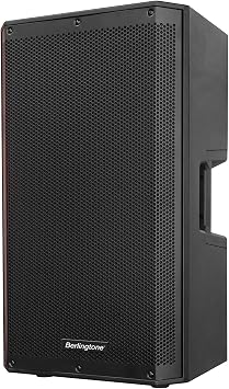 15-Inch Powered Speaker 2200W PMPO PA Speaker w/Bluetooth, USB Port, XLR Inputs, Active DJ Speakers, Dual-Angle Pole Mount, Class D Amp for Parties, Live Sound, Stage Monitor Angle