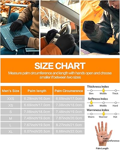 Miniatura 2 de Guantes de invierno para mujer para correr en clima frío, guantes de pantalla táctil para ciclismo y senderismo