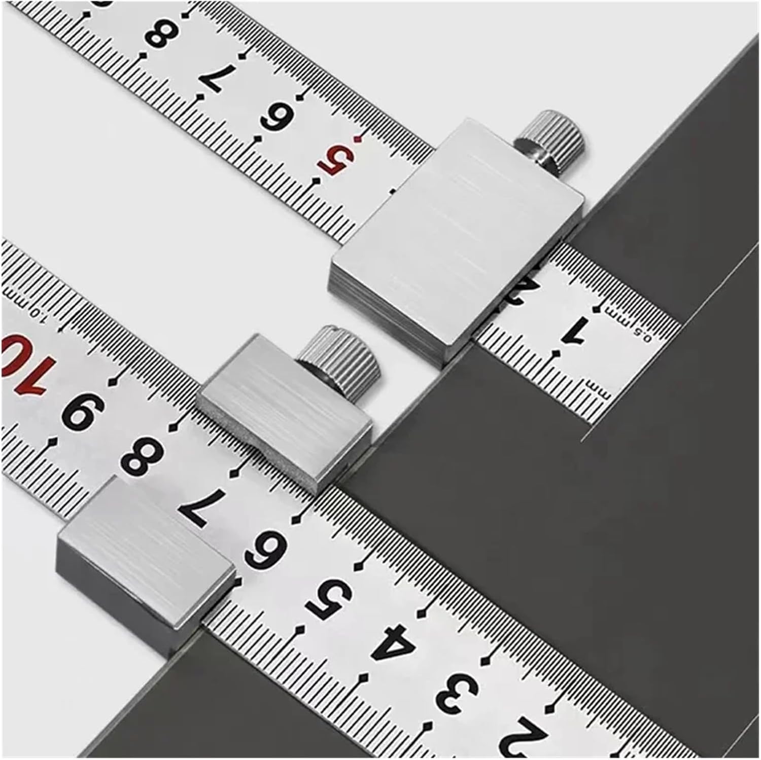 Ruler Stps Precise Blck fr Accurate Measurements in Manufacturing and Research Wdwrking Equipment Precise Measurements(29mm)