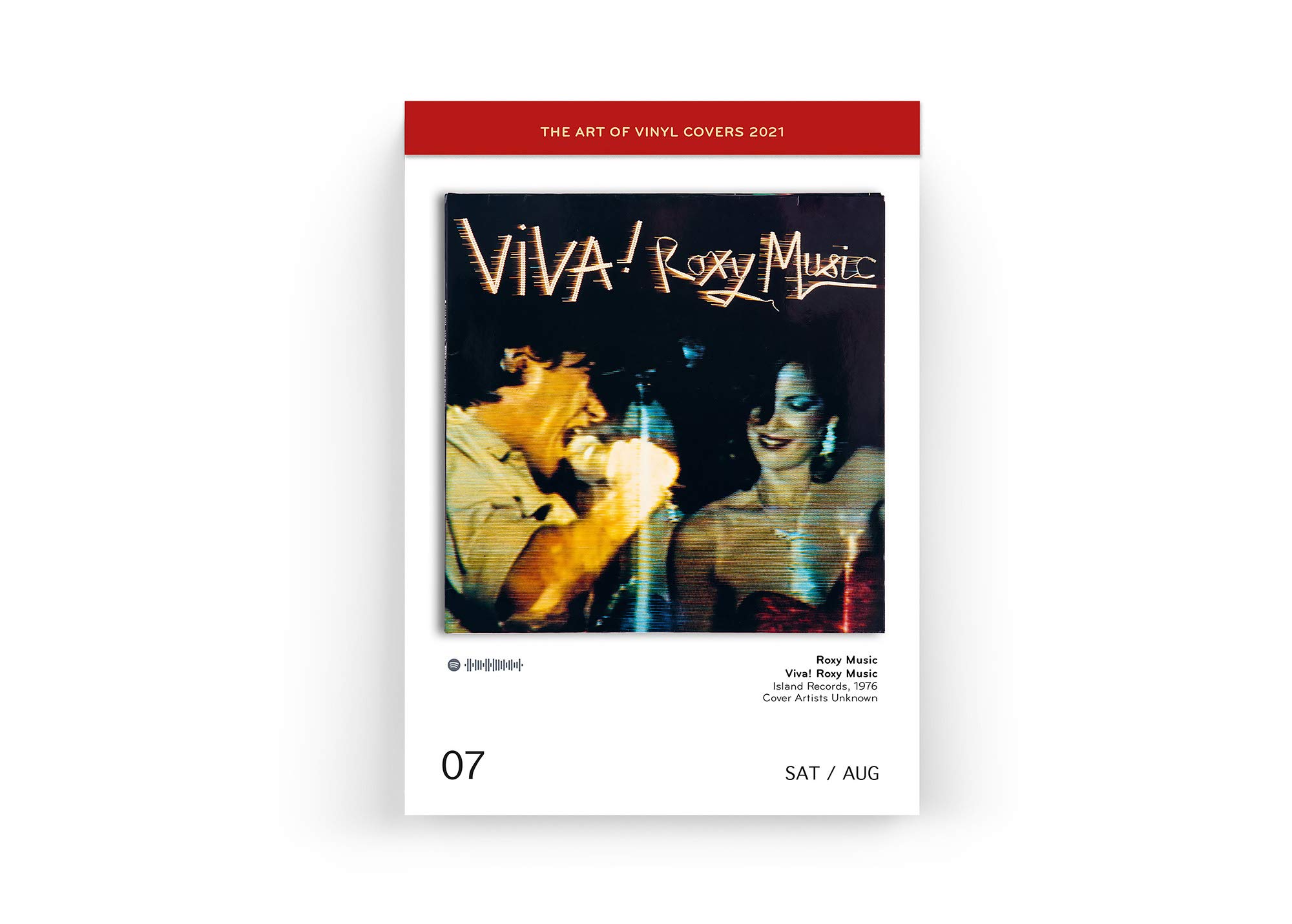 The Art of Vinyl Covers 2021: Every day a unique cover – World’s 1st Record Calendar