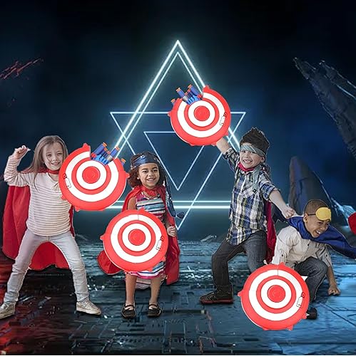 Miniatura 4 de Escudo de dardos de juguete para pistolas Nerf, Capitán América, superhéroe, juego de roles, juguete de espuma de Star Wars con 10 dardos, regalo